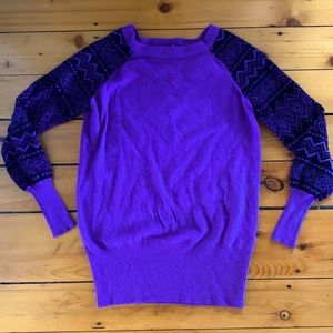 Magaschoni cashmere pullover with Fair Isle sleeves